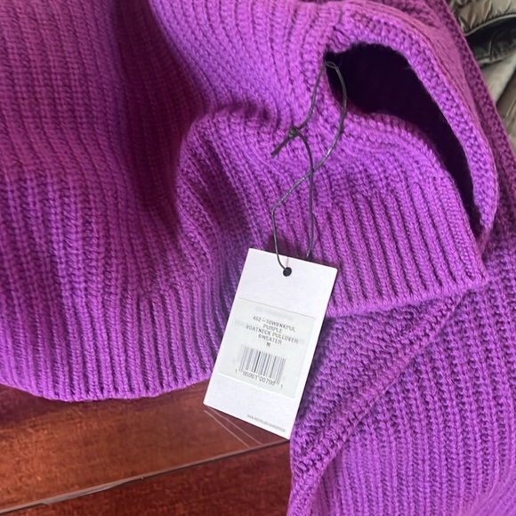 CROPPED BOATNECK PULLOVER - Picture 3 of 3